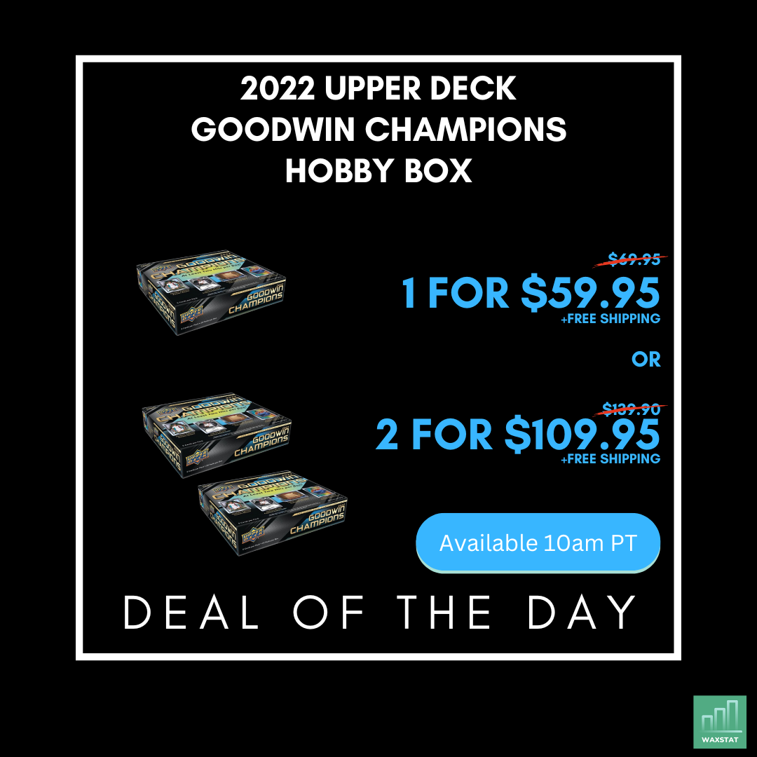 2022 Upper Deck Goodwin Champions Hobby Box