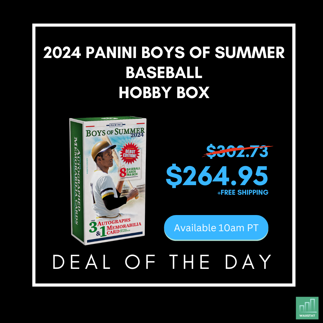 2024 Panini Boys Of Summer Baseball Hobby Box – Waxstat.com Deals