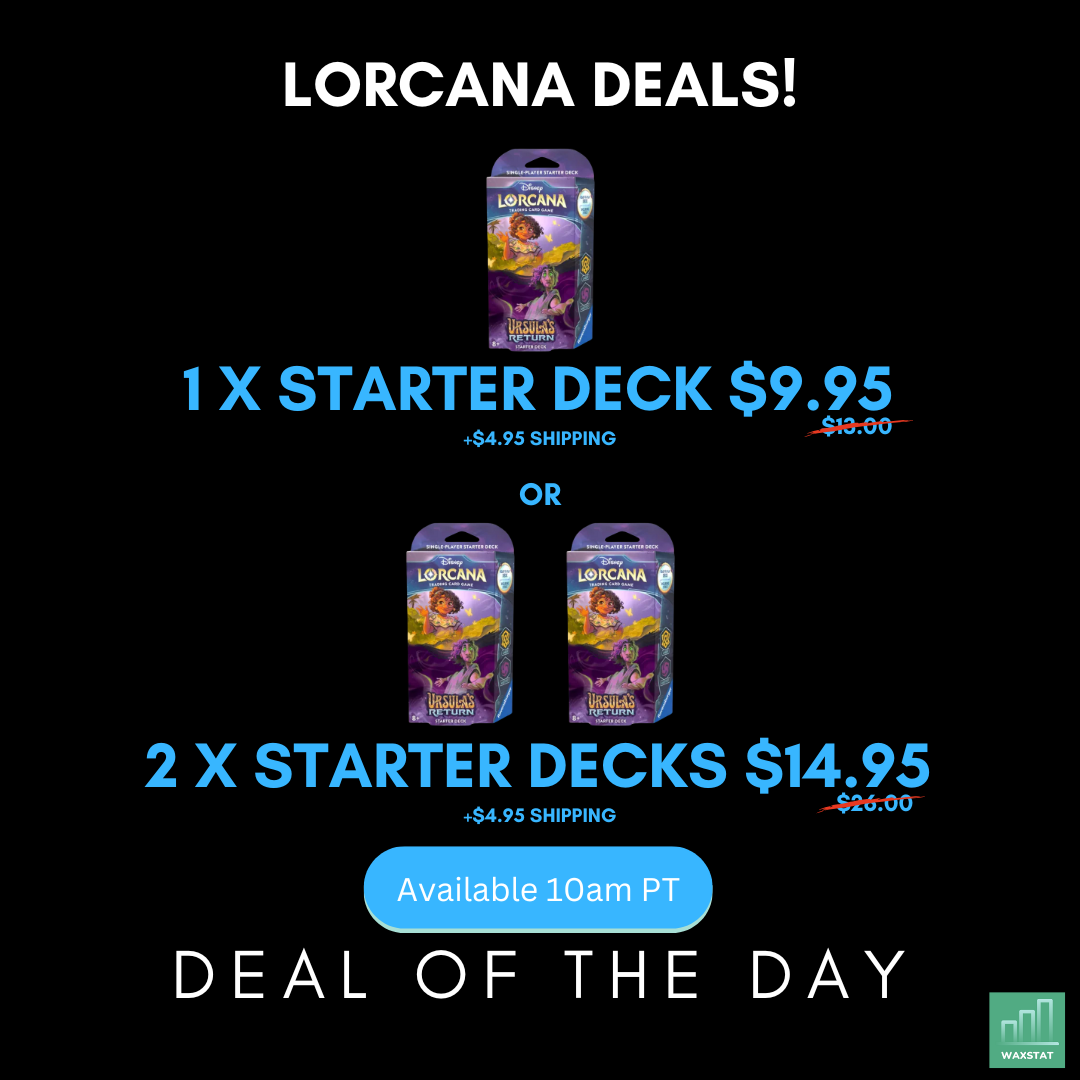 Waxstat:  Starter Deck Deal of the Day